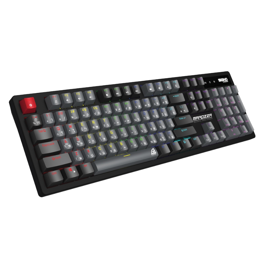 SIGNO E-Sport Mechanical Gaming Keyboard MAROZZA รุ่น KB-722 (คีย์บอร์ด เกมมิ่ง)