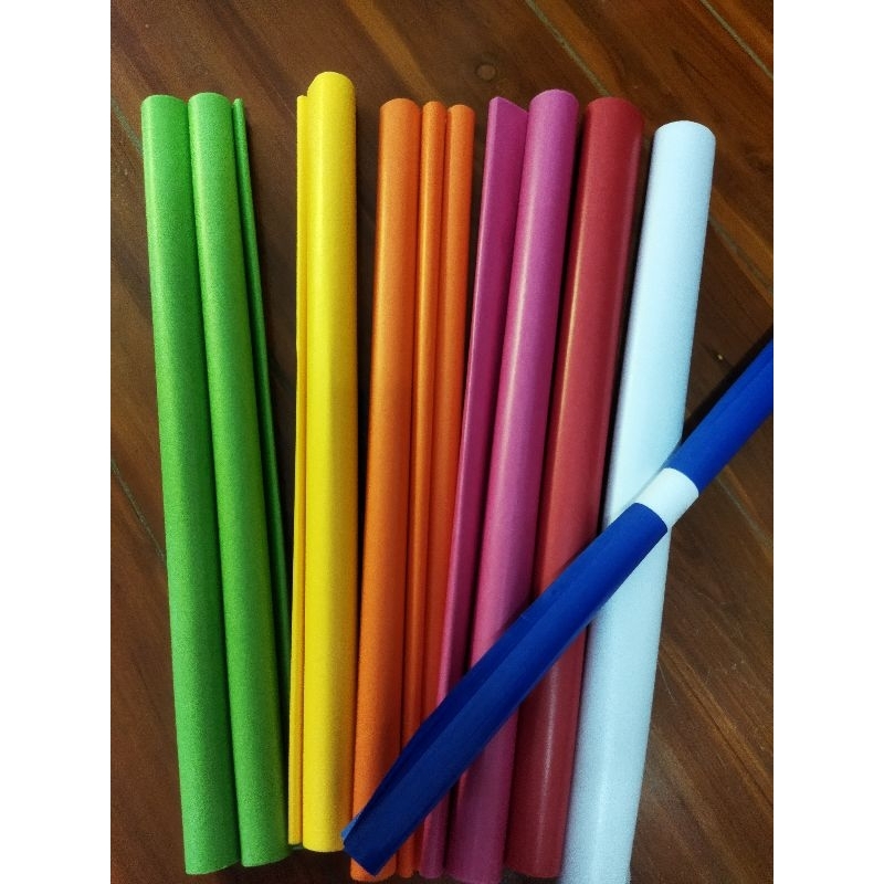 กระดาษแก้วขุ่นมี7สีให้เลือก