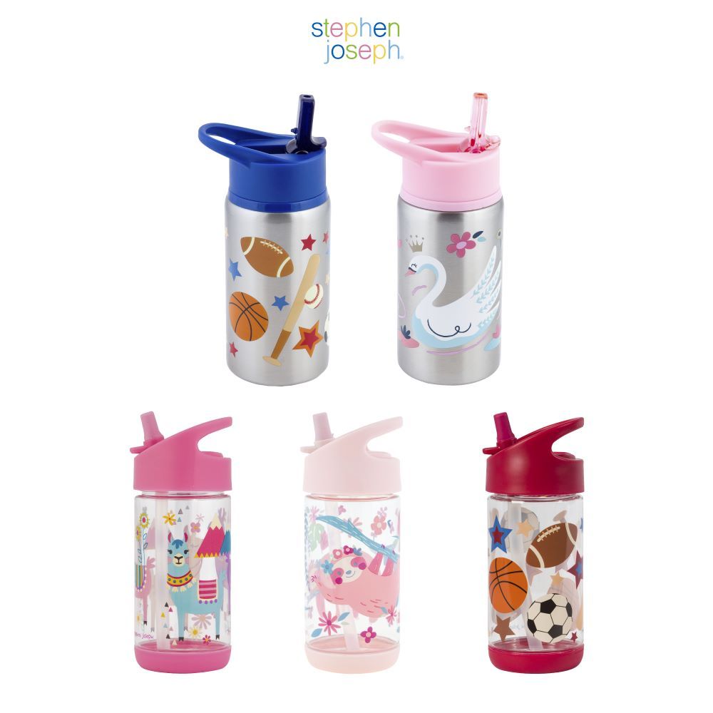 [Flash Sale] Stephen joseph กระติกน้ำเด็ก ยอดนิยมจากอเมริกา น้ำหนักเบา ขวดน้ำไปโรงเรียน WATER BOTTLES