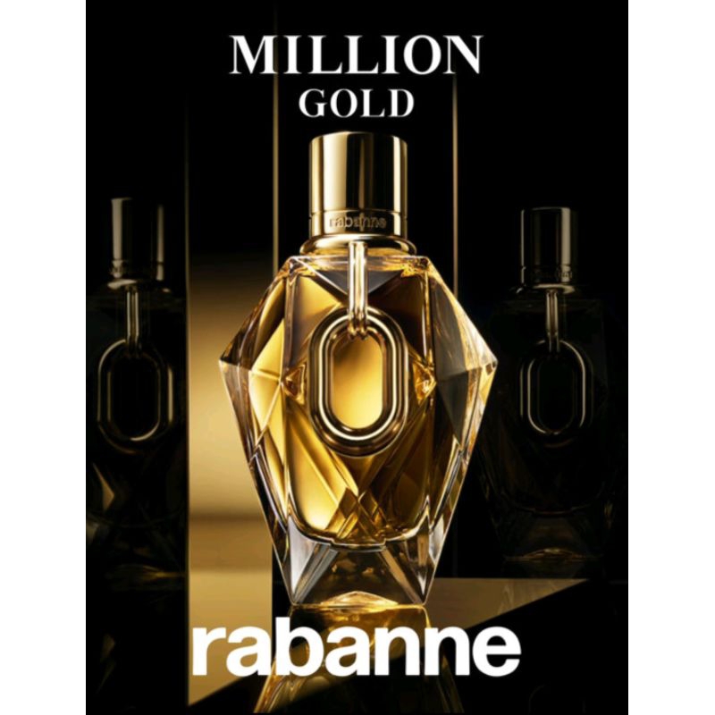 น้ำหอมแท้ % แบ่งขาย Rabanne Million Gold Rabanne for Her EDP(ไม่แท้ยินดีคืนเงิน ) หอมแบบหน้ากอด และแฟมินีน