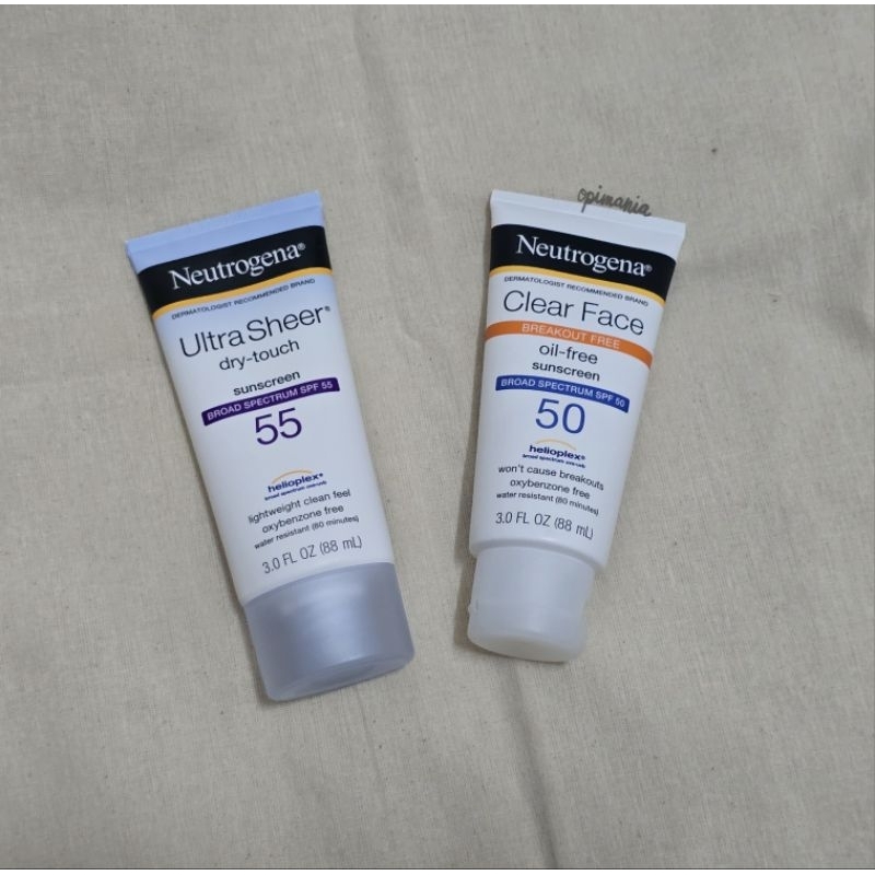 Neutrogena Ultra Sheer Dry-Touch Water Resistant and Non-Greasy Sunscreen Lotion with Broad Spectrum SPF 45