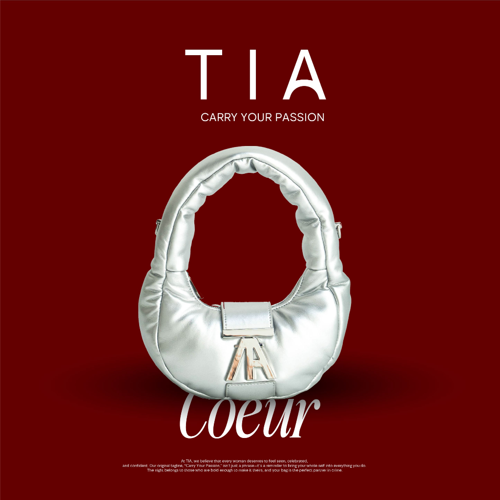 TIA รุ่น Coeur รหัส TIBF004 กระเป๋าแฟชั่นผู้หญิง กระเป๋าHandbag มีทั้งหมด 4 สี