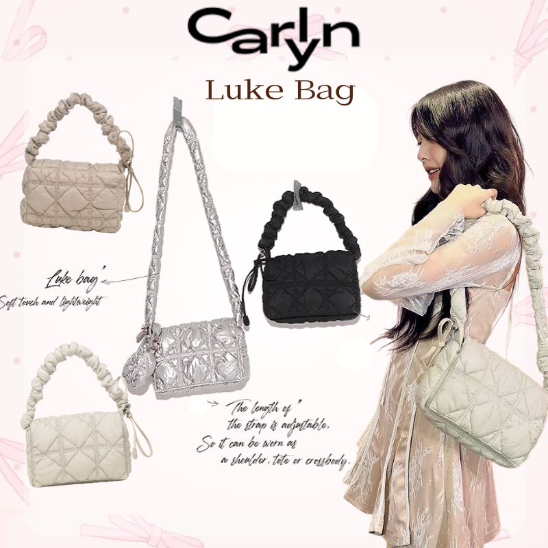 พร้อมส่ง แท้ CARLYN LUKE bag Shoulder Bag crossbody bag กระเป๋าคล้องไหล่ ผู้หญิง เรียบง่าย
