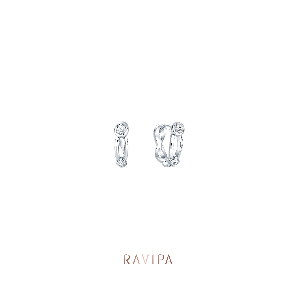 Ravipa | Joanie Earrings - ต่างหูเพชร CZ