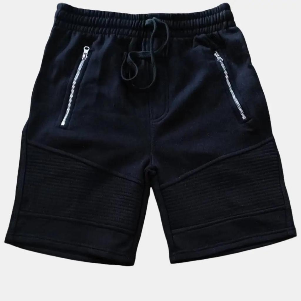 กางเกงขาสั้น ผ้าสำลี เนื้อผ้าหนาใส่สบาย กระเป๋า2ข้างมีซิปรูด มีเชือกผูกเอว Man ผู้ชาย