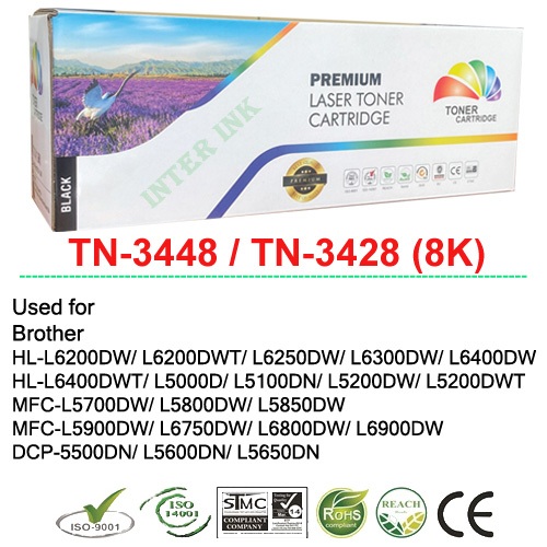 หมึกเทียบเท่า Brother TN-3428 (สีดำ) Full Color