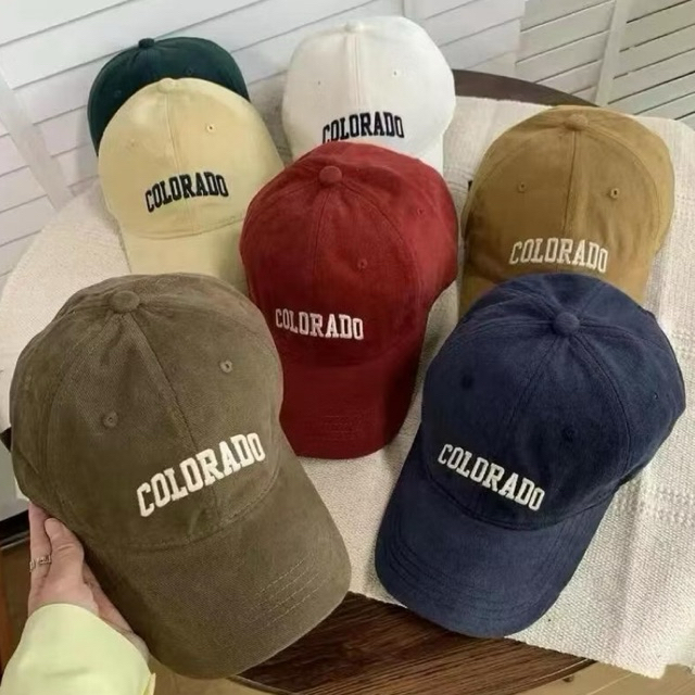 หมวกปัก COLORADO 3 สียอดฮิต หมวกสไตล์เกาหลี มินิมอล