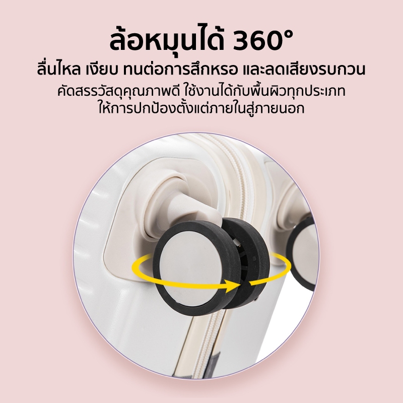 COCOGU Luggage กระเป๋าเดินทาง ฟังก์ชั่นพอร์ตชาร์จUSB 18นิ้ว รุ่น 1008