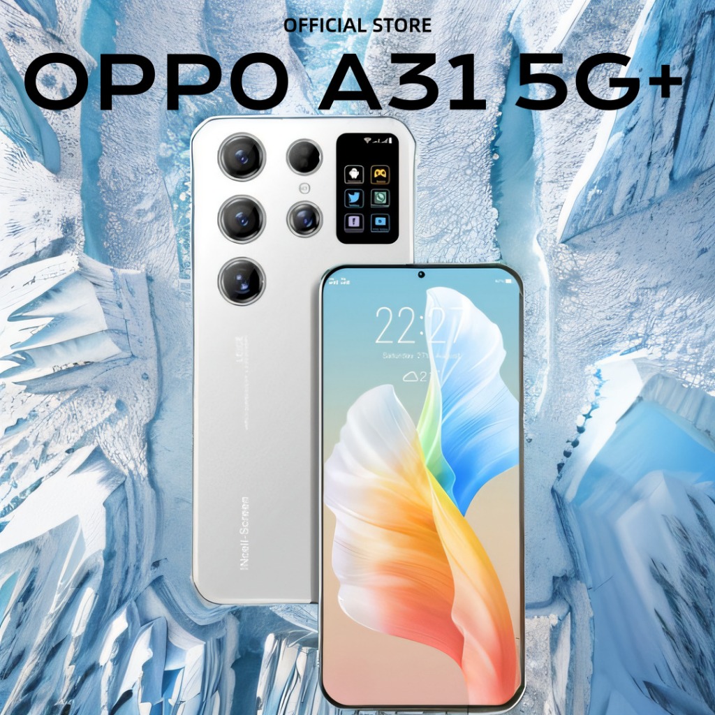 【COD】โทรศัพท์มือถือ OPPO A31 12GB+512GB หน้าจอ 6.7 นิ้ว แบตเตอรี่ 6800 mAh โทรศัพท์มือถือราคาถูก