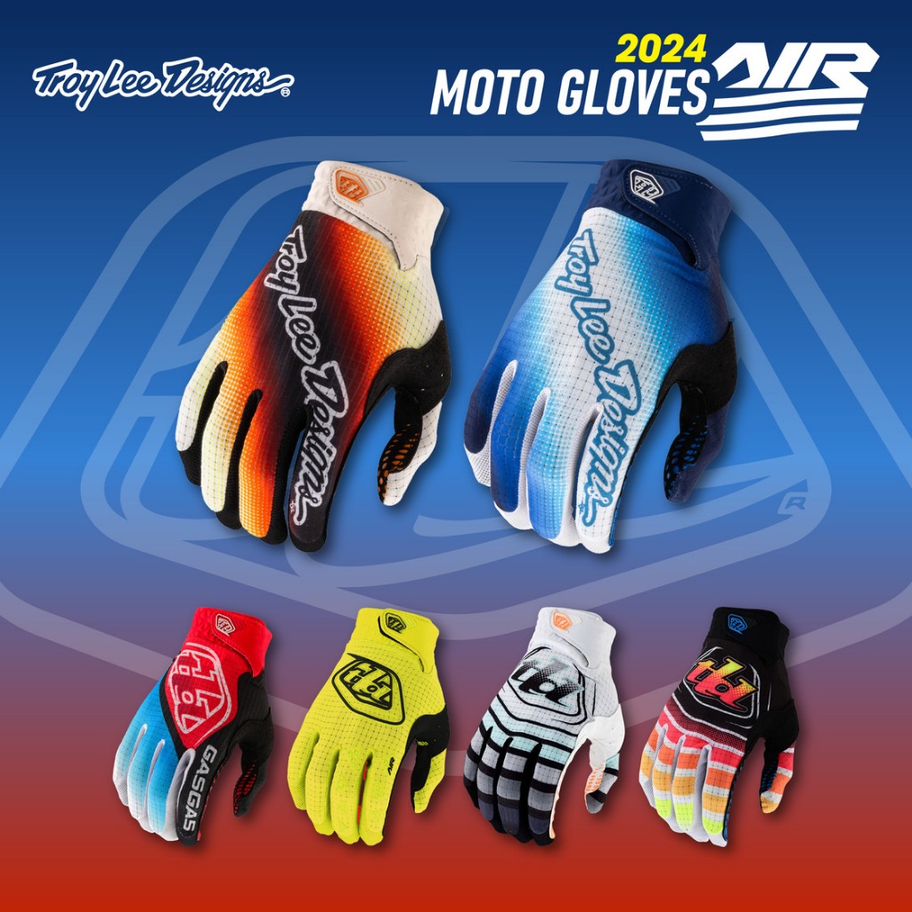 💥ถุงมือวิบาก💥TLD AIR ถุงมือขับขี่มอเตอร์ไซค์สุดในรุ่น เบา บาง สบาย กระชับมือ ของแท้แน่นอน