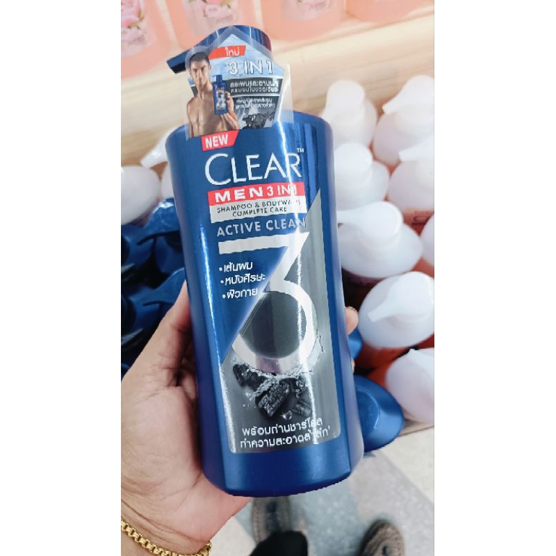 Clear shampoo แชมพู เคลียร์ขนาด450-480 มล.