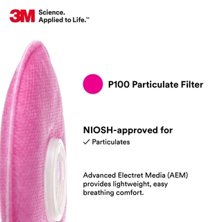 ตลับกรอง3M 2097 สำหรับงานฝุ่น งานเชื่อม ฟูมโลหะ แผ่นกรองฝุ่น มาตราฐาน P100 (2ชิ้น) แผ่นกรองอนุภาคประสิทธิภาพสูง
