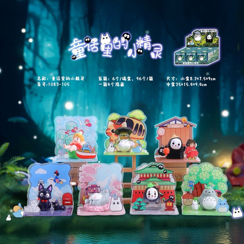 Model : TOTORO Blind Box (มีฉากอะคริลิคให้) [ราคาต่อ 1 ตัว]