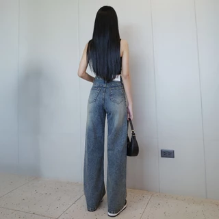 กางเกงยีนส์ขากระบอก รุ่น Tipsy Jeans