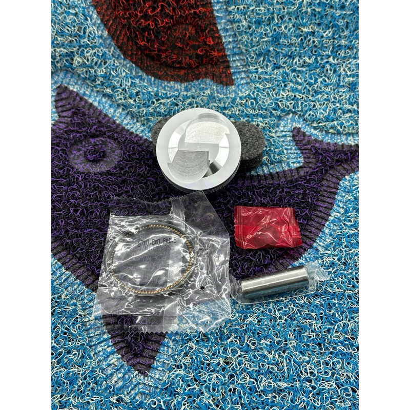 ลูกสูบ57หัวนูน2วาล์วลูก57หัวนูนสลัก13มิลปาดหลบวาล์ว2วาล์วใส่เวฟ125ได้ทุกรุ่นรถไม่เกินปี2022