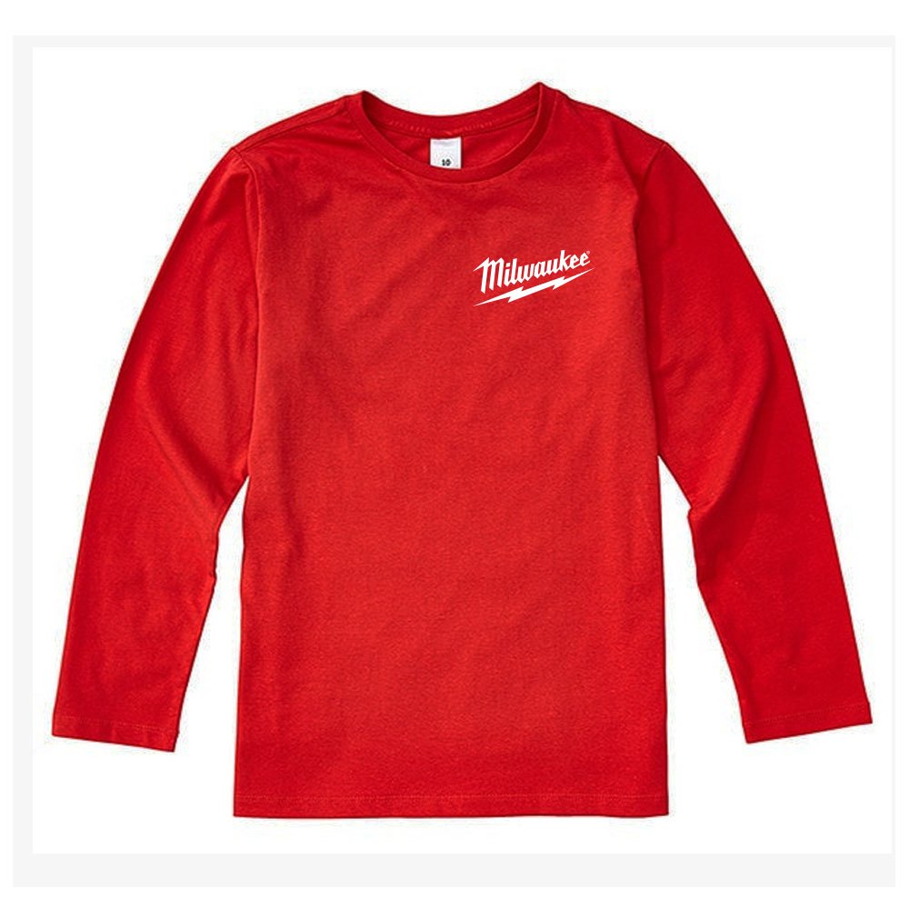 เสื้อยืด คอกลม MILLWAUKEE 002 TOOL เครื่องมือช่าง PREMUIM COTTON 100% NO.20 เสื้อคุณภาพส่งออก แขนสั้น และ แขนยาว