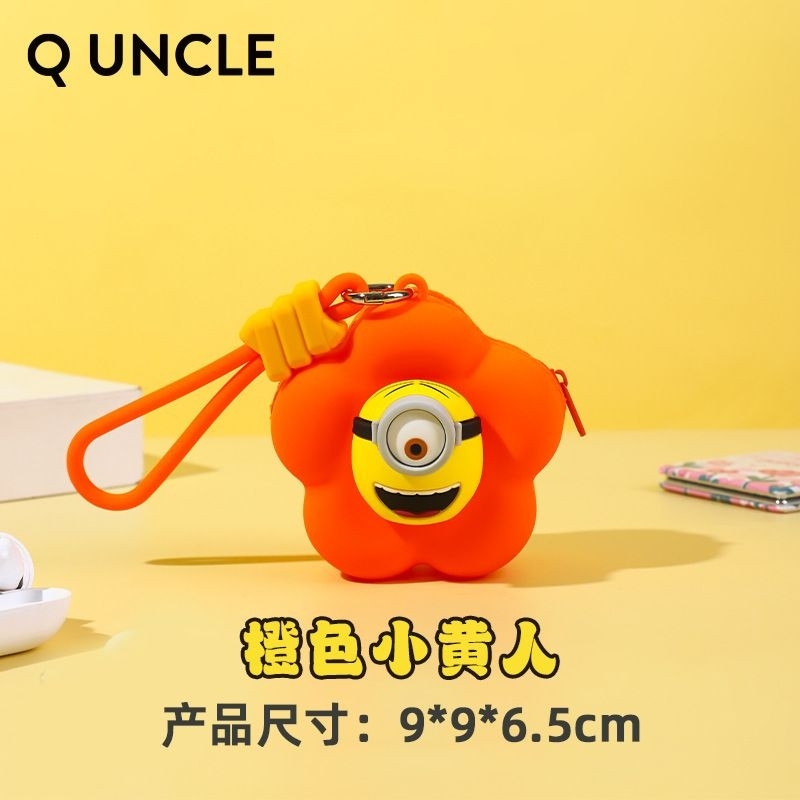 กระเป๋าใส่เหรียญ Minion สินค้าลิขสิทธิ์​แท้💯💯💯 งานซิลิโคน นุ่มนิ่ม​ ขนาด​ 9x9x6.5cm. มี 4 สี ราคาชิ้นละ 159 บาท - รูปที่ 3