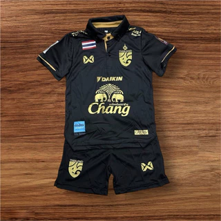 ชุดบอลเด็กคอปกสีพื้นสดใสเด็กหญิงชายใส่ได้มีไซร้เด็ก1ถึง13ขวบผ้าโพลีเอสเตอร์ใส่สบายไม่ร้อน