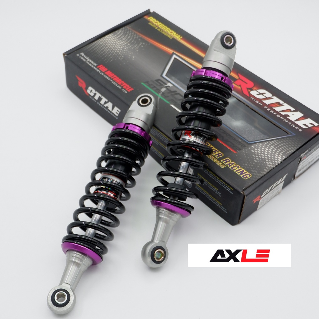 โช้คหลังREVOTECH รุ่น Wave-110i/Dream-110i ขนาด 300mm สีม่วง