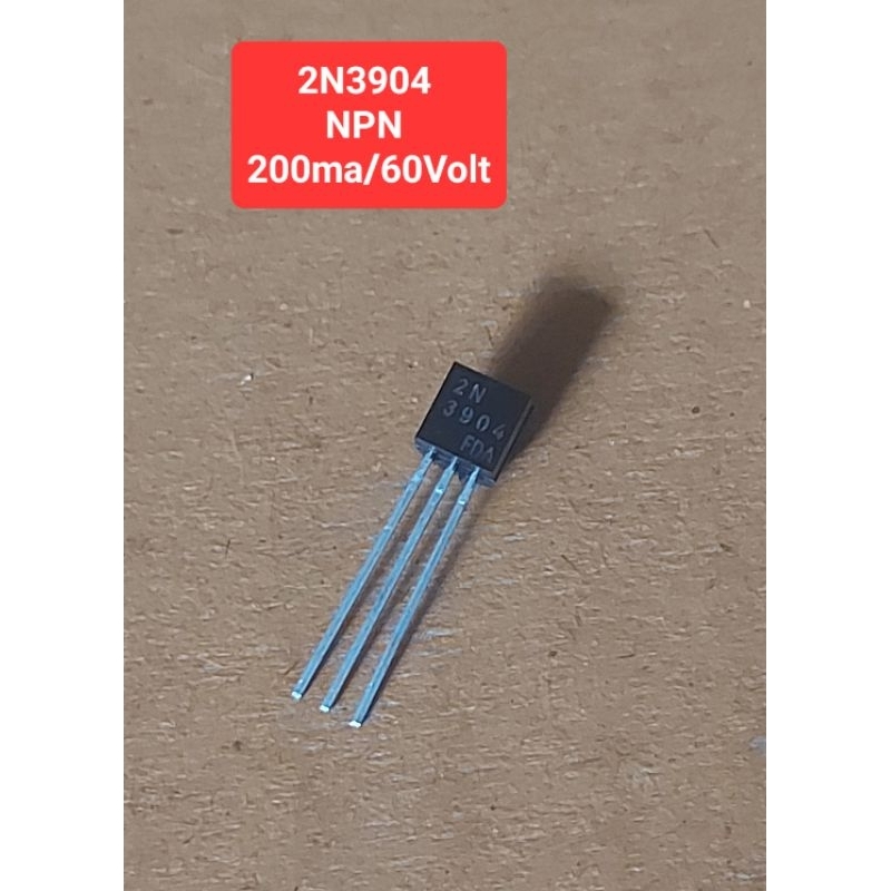 2N3904 NPN 200ma/60Volt (ห่อละ10ตัว)(ราคาห่อละ)