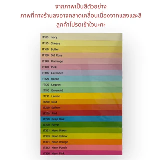 Double A กระดาษ A4 กระดาษสี พาสเทล / สะท้อนแสง Double A 75 / 80 แกรม 25 แผ่น