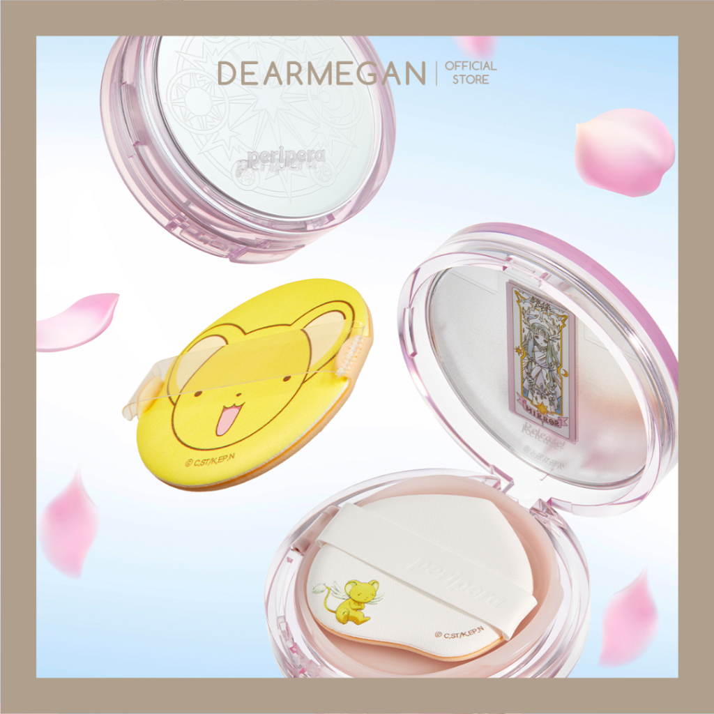 พร้อมส่ง  PERIPERA MOOD FIT COVER CUSHION (CHERRY VER) SPF50+, PA++++ เพอริเพอร่า คุชชั่น