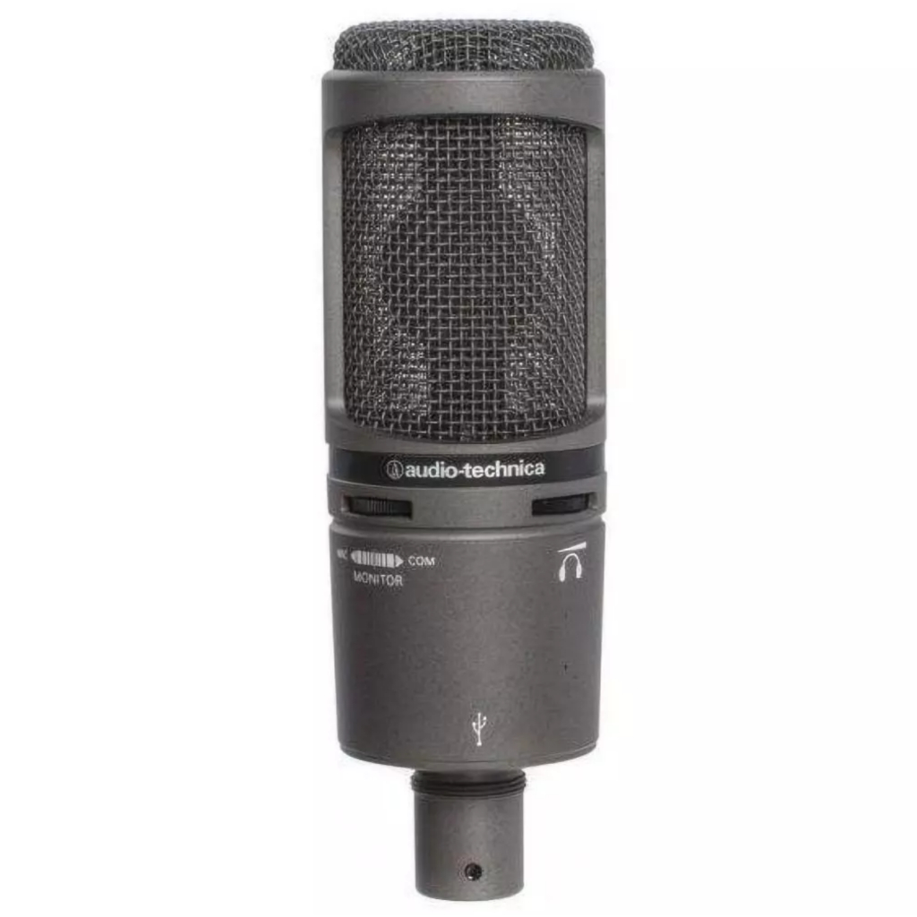 Audio-technica AT2020USB+ ไมโครโฟนคอนเดนเซอร์ Cardioid K เพลงบันทึกถ่ายทอดสดไมโครโฟน,20-20000Hz คอมพิวเตอร์ USB+ ไมโครโฟ