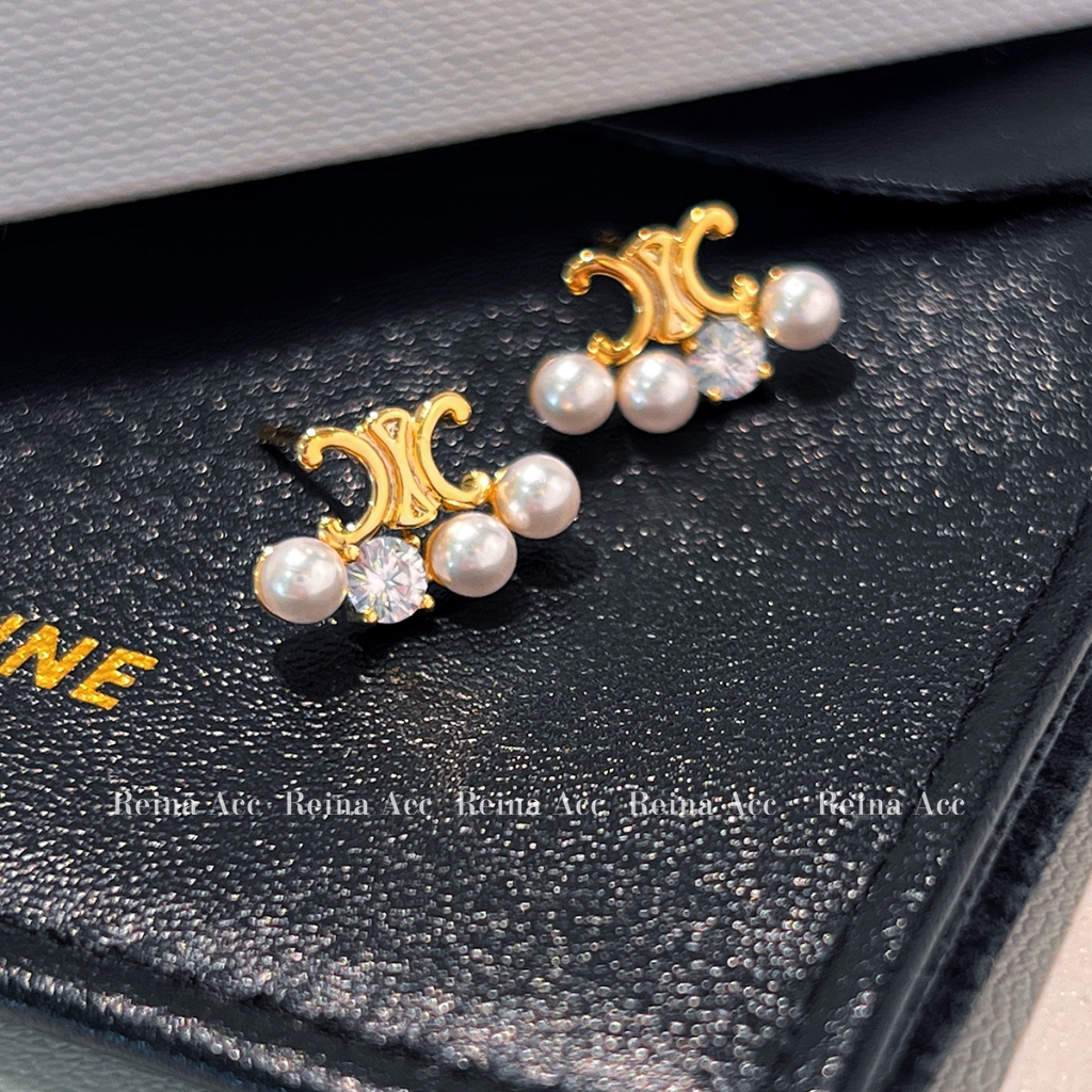 COD-ในไทย💖ต่างหูสตั๊ด ประดับไข่มุก ย้อนยุค ความรู้สึกระดับไฮเอนด์ สไตล์หรูหราแสง สำหรับผู้หญิง เครื่องประดับแฟชั่น-Kri - รูปที่ 7