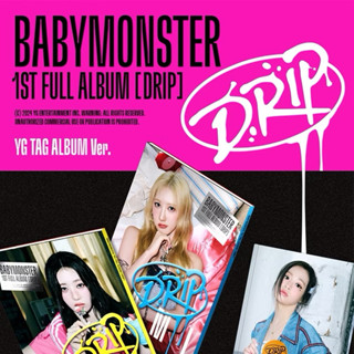 [พร้อมส่ง]BABYMONSTER 1st FULL ALBUM [DRIP] (YG TAG ALBUM VE…