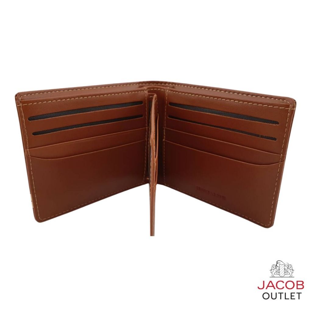 JACOB กระเป๋าสตางค์ ช่องใส่การ์ดหลายช่อง ช่องภาพ - รุ่น 21922