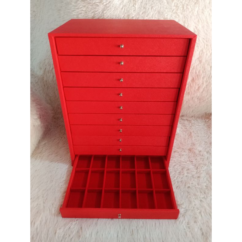 กล่องพระ ฟรีกล่องแถม199 กล่องเก็บของ ลิ้นชัก 5ชั้น 100ช่องและ5ชั้น90ช่องใหญ่ขนาดช่อง 5x6x1.8 cm