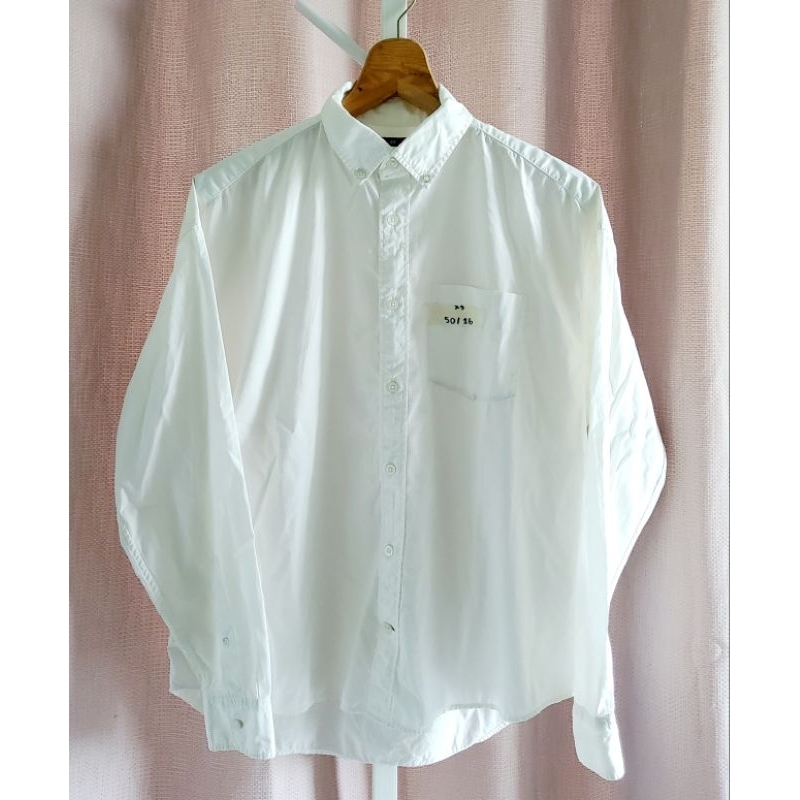 เสื้อเชิ้ต Gap คอตตอนสีพื้น