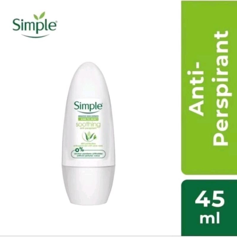￼Simple Soothing Anti-Perspirant Roll-On 45ml. โรลออน ผิว