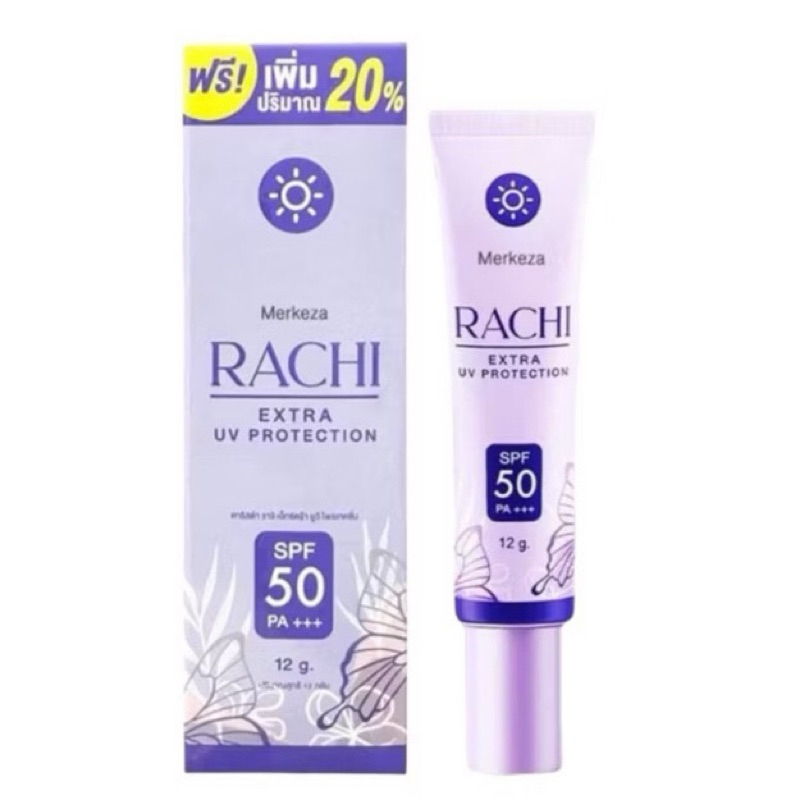 [ซื้อในไลฟ์ลด50%ของแท้] ราชิ กันแดดราชิ RACHI SPF 50PA+++ กันแดด RACHI (10g) #ครีมกันแดดราชิ