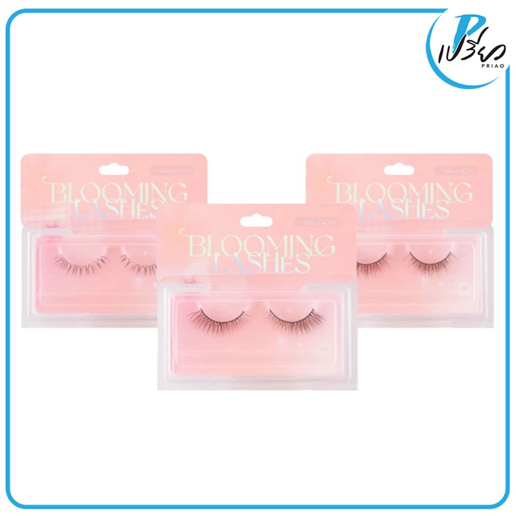 Melinda เมลินดา บลูมมิ่ง แลชเชส ขนตาปลอม 1 คู่ Melinda false eyelashes (มีให้เลือก 6 แบบ)