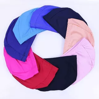 หมวกว่ายน้ำ Swimming cap กันน้ำ แห้งเร็ว ยืดหยุ่นใส่สบาย สีต่างๆ ส่งไวจากไทย#0051