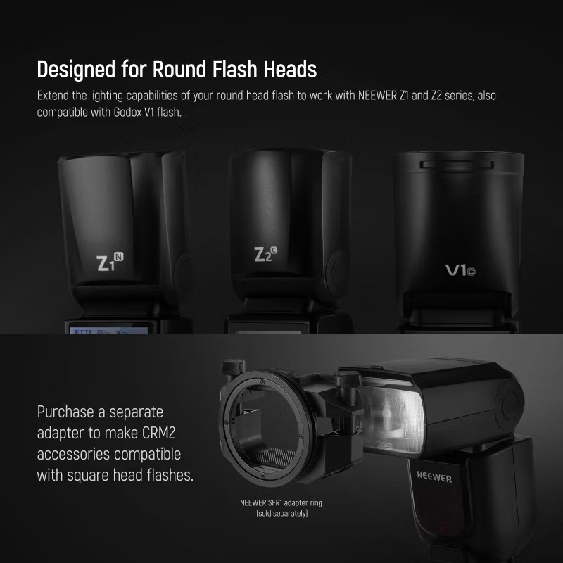 NEEWER AK-R1 Accessories for GODOX V1 V1PRO AD100
