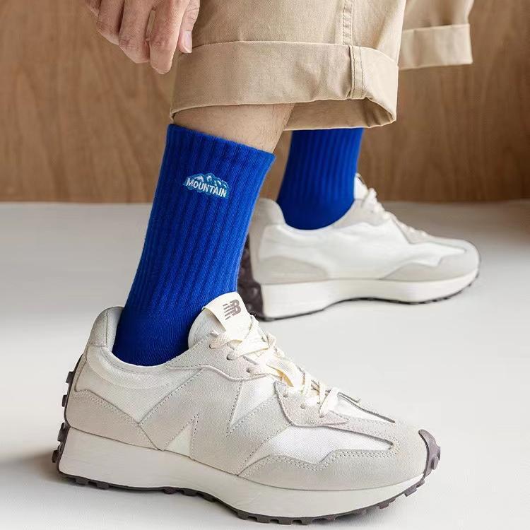 (ได้รับ 2-3 วัน) จัดส่งจากประเทศไทย~กีฬาถุงเท้าผ้าฝ้ายระบายอากาศผู้ชายและผู้หญิงถุงเท้าสูงน่อง - รูปที่ 6