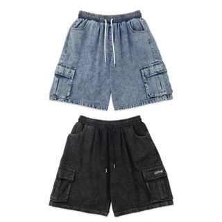 URTHE - กางเกงขาสั้น คาร์โก้ รุ่น SUPER CARGO DN SHORTS