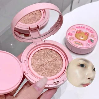 คุชชั่น ลายหมี Air Cushion คุมมัน เคลือบ หน้าใส กันน้ำ ปกปิด กันเหงื่อ ให้ความชุ่มชื้น ปกปิดดีเยี่ย เนื้อแป้งละเอียด