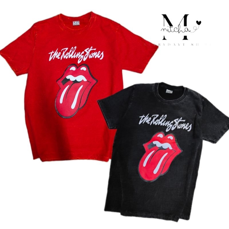 เสื้อยืดฟอกวินเทจ คอกลม