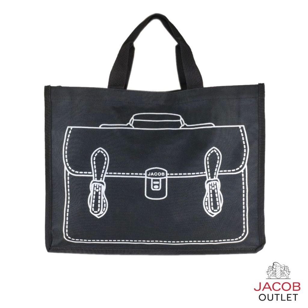 JACOB กระเป๋าถือ TOTEBAG SCHOOLBAG BLACK รุ่น 40254