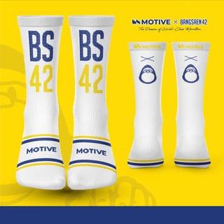 MOTIVE SOCK ถุงเท้าวิ่ง รุ่น BANGSAEN42 - ULTRS SPORT ระดับหน้าแข้ง ถุงเท้ากีฬา ถุงเท้าวิ่ง