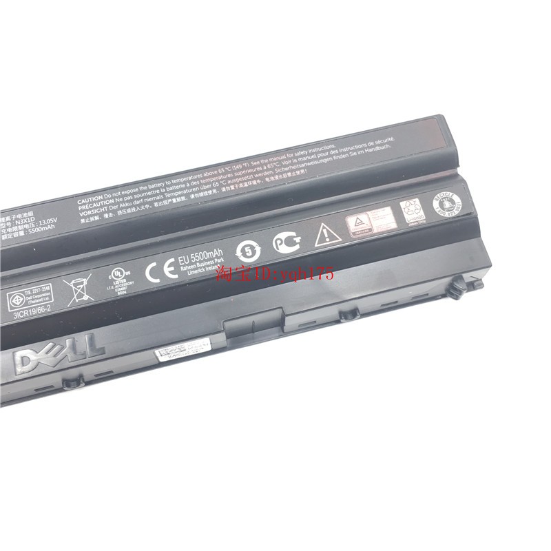 🔥 Battery DELL Latitude E6440,E6540,M2800 N3X1D ของแท้ ประกัน 6 เดือน ราคาถ