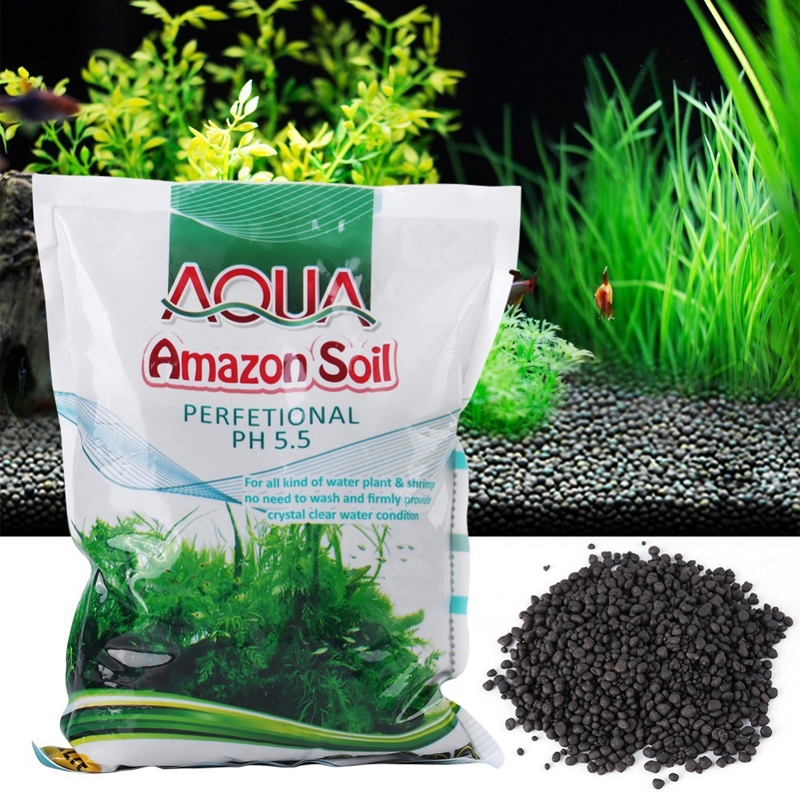 ดิน​ป​ลูกไม้​น้ำ​ Amazon soil แยกขาย ดินไม้น้ำ ตกเเต่งตู้ปลา ตู้ไม้น้ำ ตู้กุ้ง ของแต่งตู้ปลา