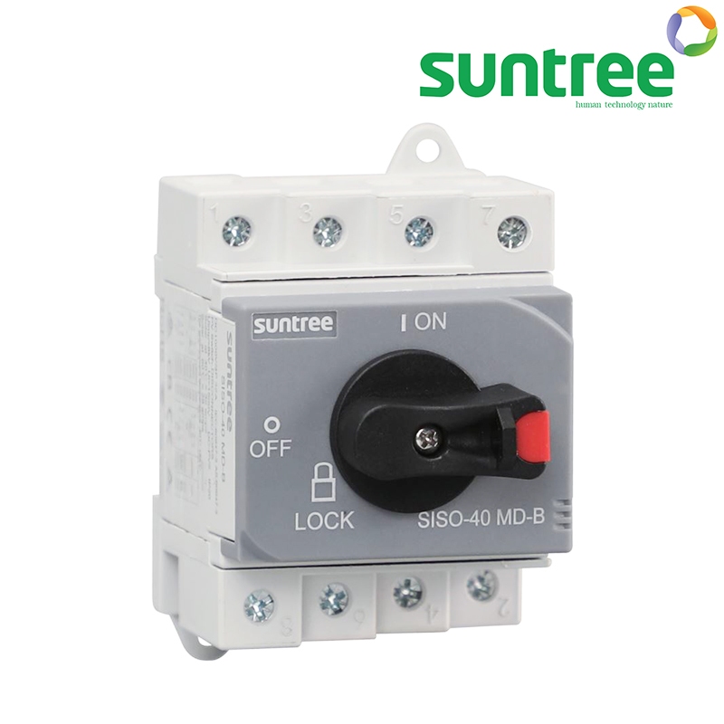 SISO-40 MD DC Isolator Switch 4P 1000V Switch Disconnect สวิตซ์ตัดต่อ /  สวิทซ์ตัดตอน SUNTREE