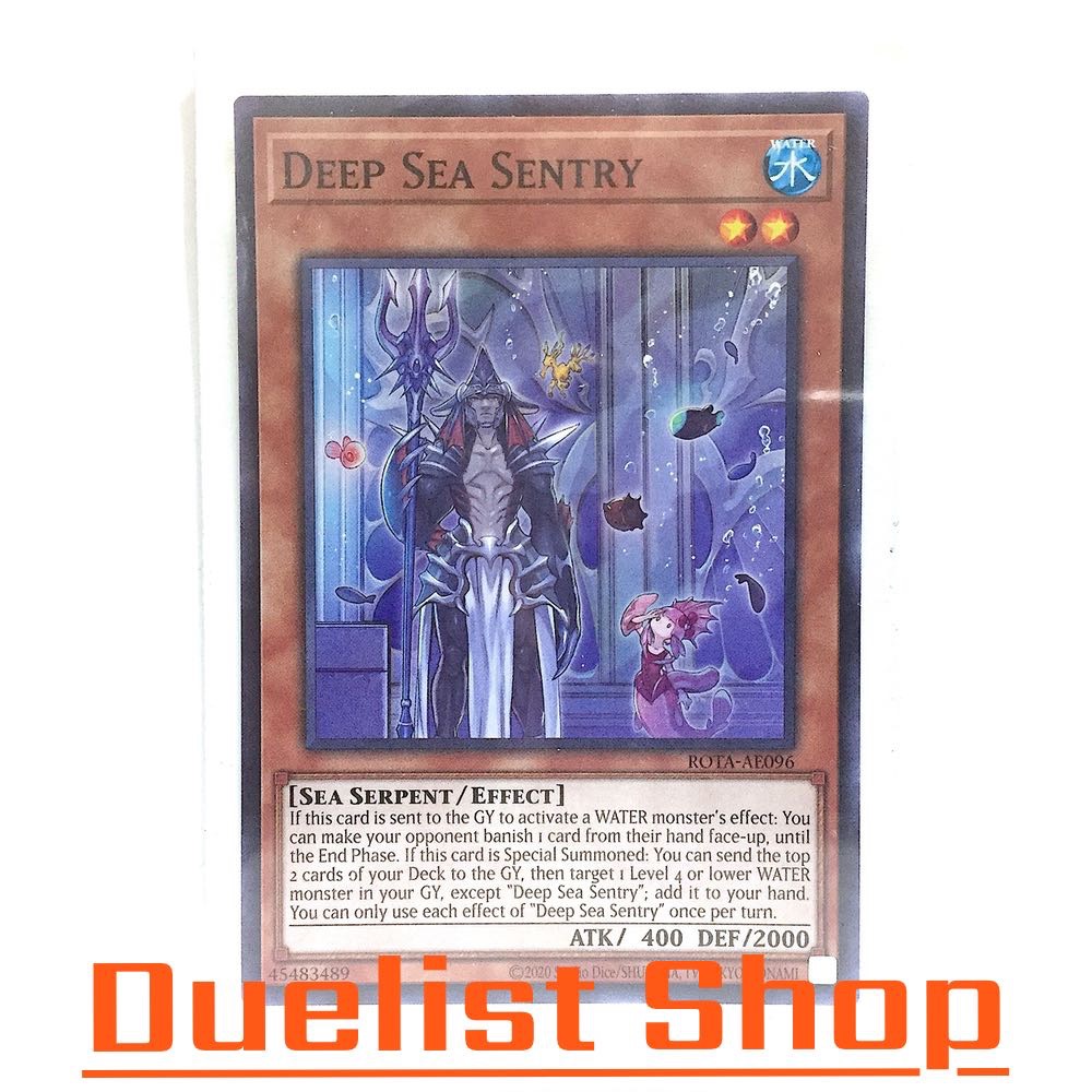 Deep Sea Sentry (N) Monster Water Level2 [Sea Serpent/Effect] ชุด ROTA-AE096 การ์ดยูกิโอ (Yu-Gi-Oh!)
