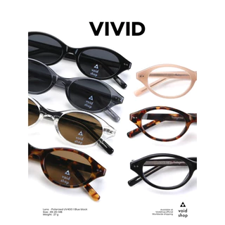 Vivid Sunglasses แว่นกันแดด เลนส์ Polarized แว่นตากรองแสงรูปวงรี
