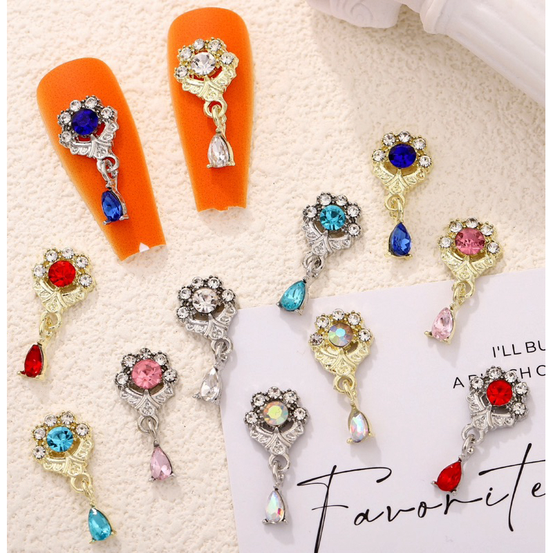 อะไหล่งานอลังเพชรตุ้งติ้ง สำหรับแต่งเล็บ 10 ชิ้นต่อแพ็ค ราคาถูก Shopee Lazada