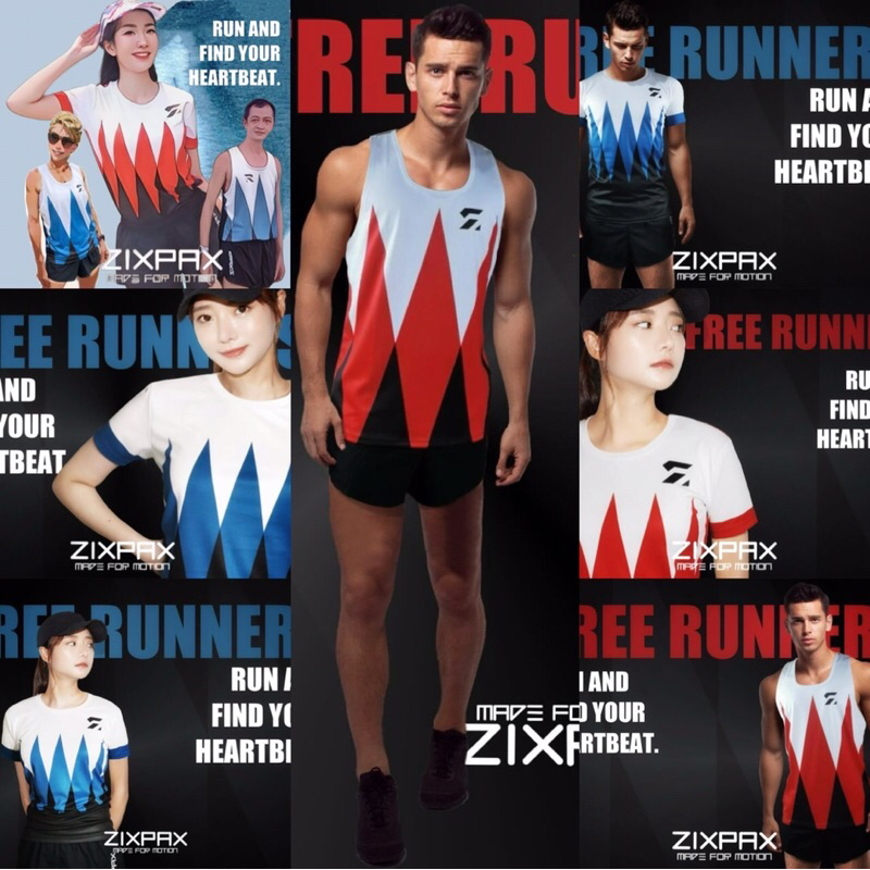FREE RUNNERS RACE WEAR #ZIXPAX